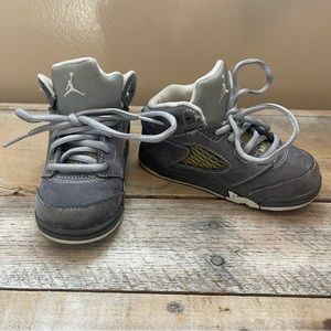 Nike Air Jordan 5 V Retro GS Wolf Grey Sneakers Shoes